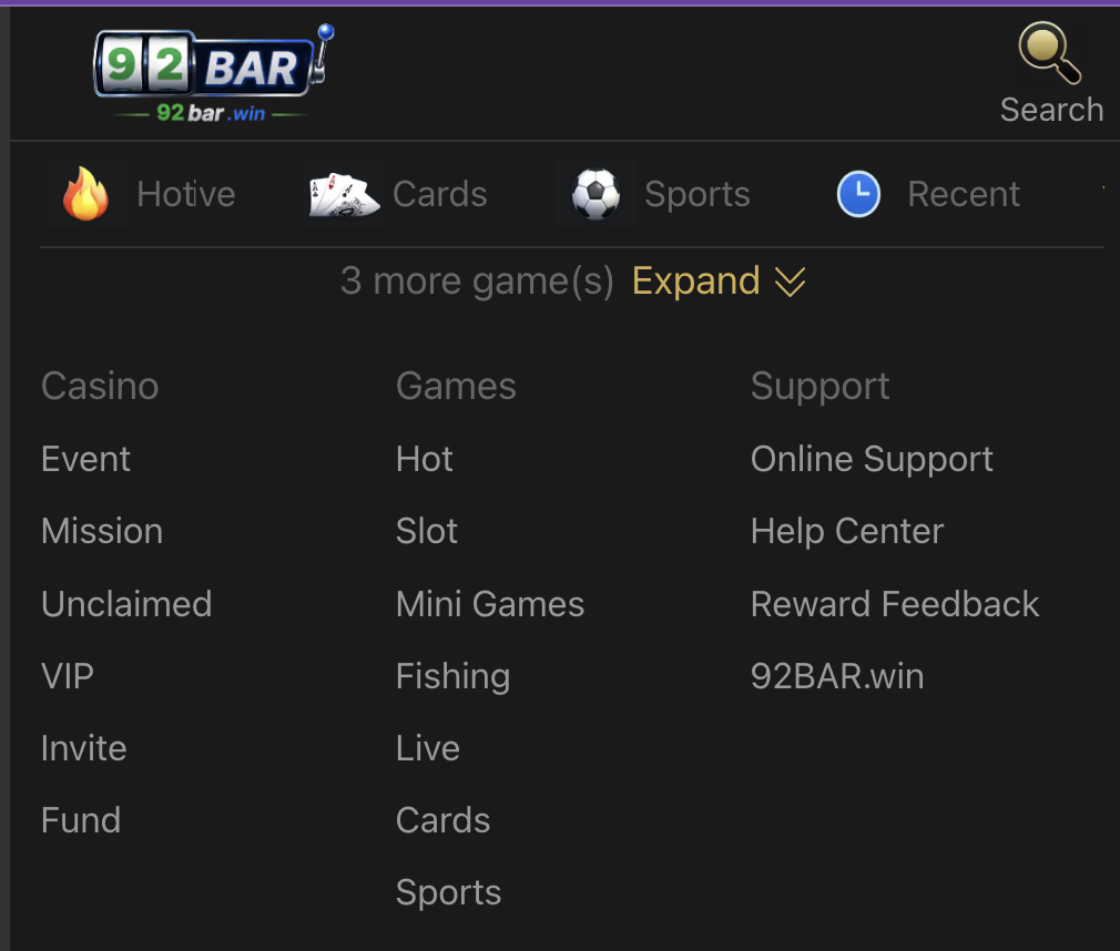92-Bar-Games